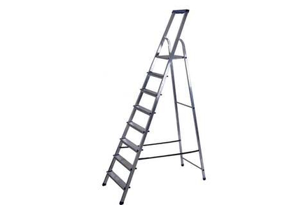 Стремянка алюминиевая с органайзером 08 ступеней