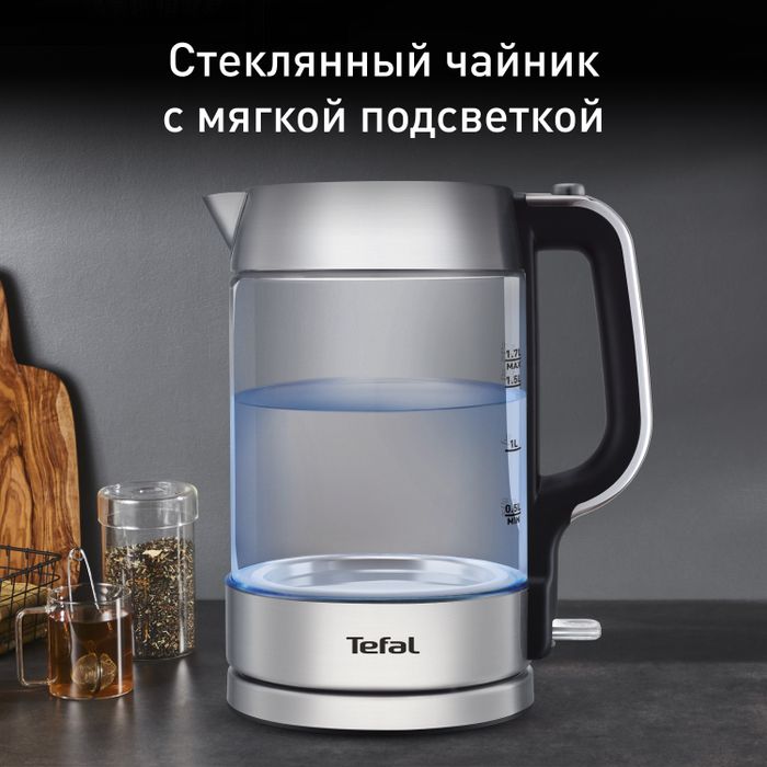 Электрический чайник Tefal Glass Kettle KI770D30