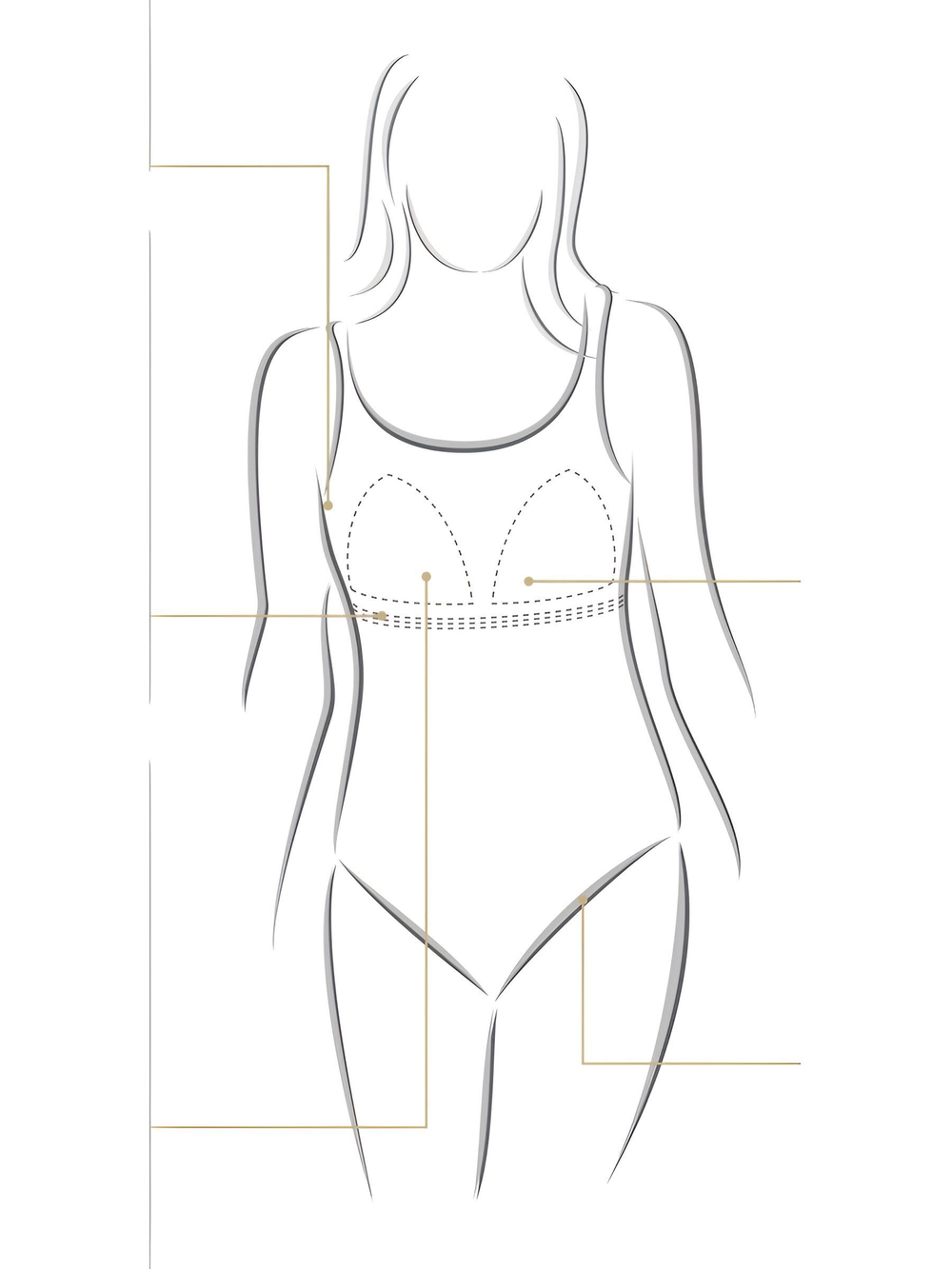 Купальник ортопедический со встроенным лифом, Amoena 46C/EU