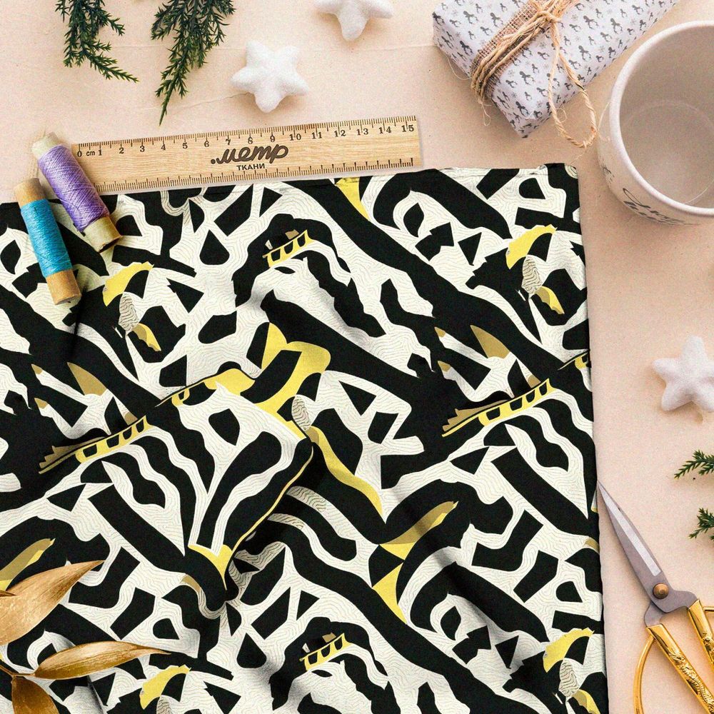 Ткань Барби магия полета фантазии