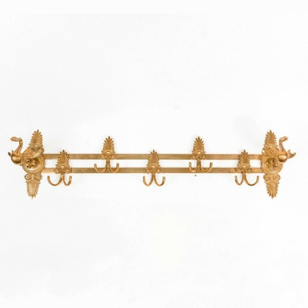 Латунная вешалка в стиле Ампир