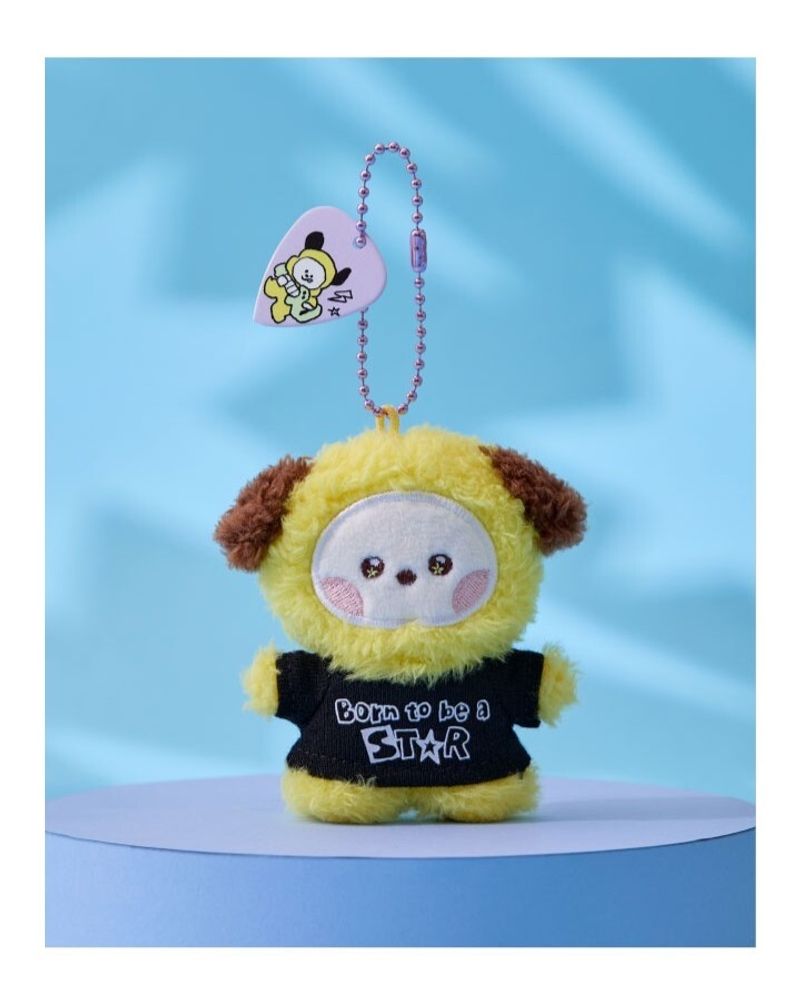 Брелок BT21 - CHIMMY mini PLUSH KEYRING minini BAND