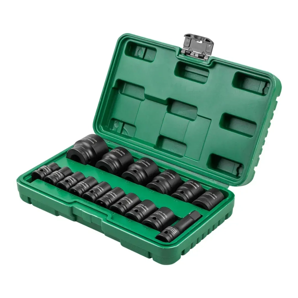 Набор головок ударных глубоких 16пр. 1/2"12pt Forsland-4177-5MPB