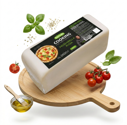 Сыр Моцарелла Пицца CooKING 40% 2,6кг, Беларусь