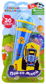Микрофон "Синий Трактор" 10 песен из м/ф, апплодисменты, свет, 1810M201-R1 (Умка)
