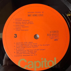 Винтажная виниловая пластинка LP Nat King Cole Golden Double 32 (Japan 1975) (Obi)