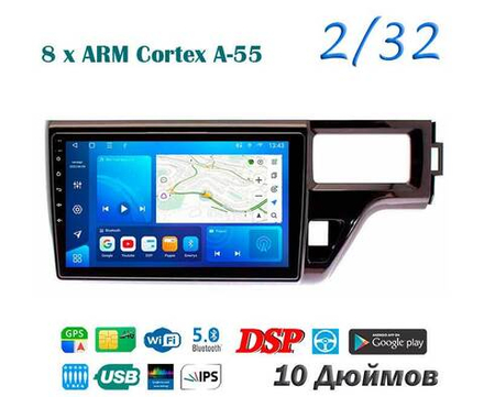 Topway TS18 2+32GB 8 ядер для Honda Stepwgn 2015-2021