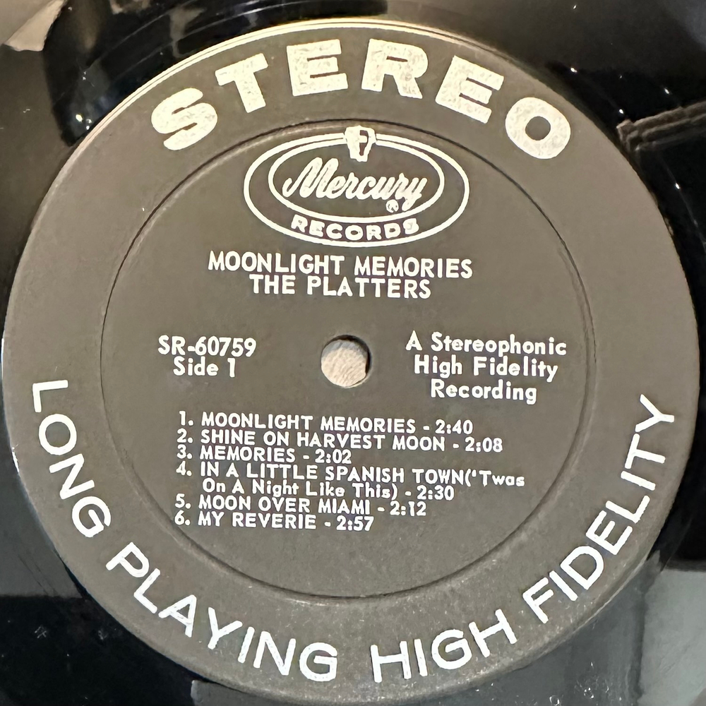 The Platters - Sing Of Your Moonlight Memories (США 1963г.)