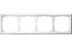 Рамка Systeme Electric ARTGALLERY 4-постовая белый 39384