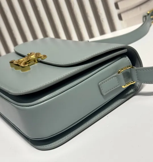 Сумки CELINE CLASSIQUE TRIOMPHE из блестящей кожи