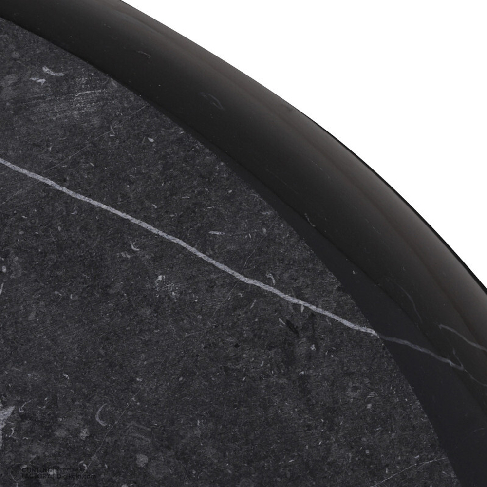 Сервировочное блюдо из натурального камня персидский черный мрамор Pietra Grey 9-5. 28 Иран
