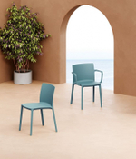 Кресло пластиковое Papatya Evo-K, голубой