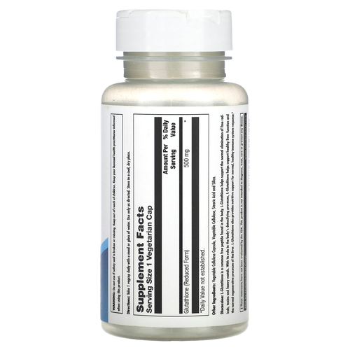 KAL, L-глутатион SR, 500 мг, 30 вегетарианских капсул