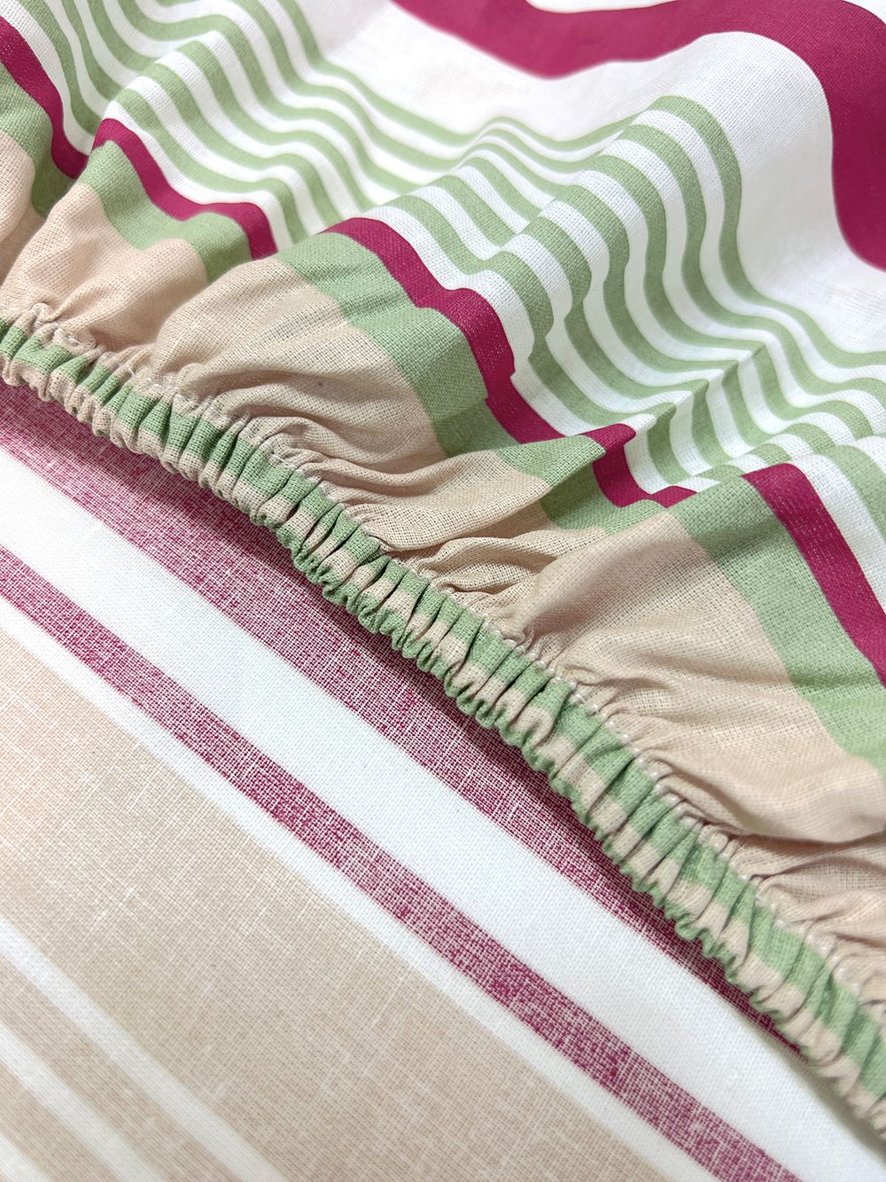 Простынь на резинке Сказка "Восточная полоска" 160х200 см