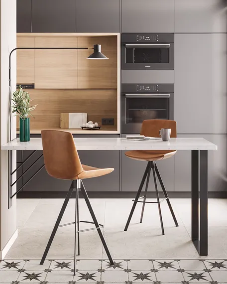 Настенный светильник Plass черный большой