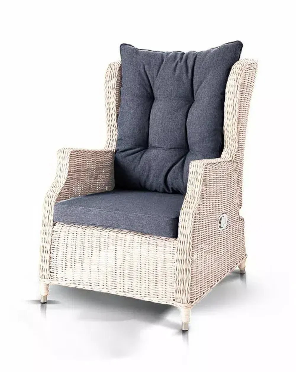 "Форио" кресло раскладное плетеное, цвет бежевый