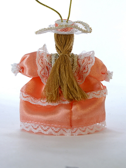 Кукла-подвеска Барышня в шляпке