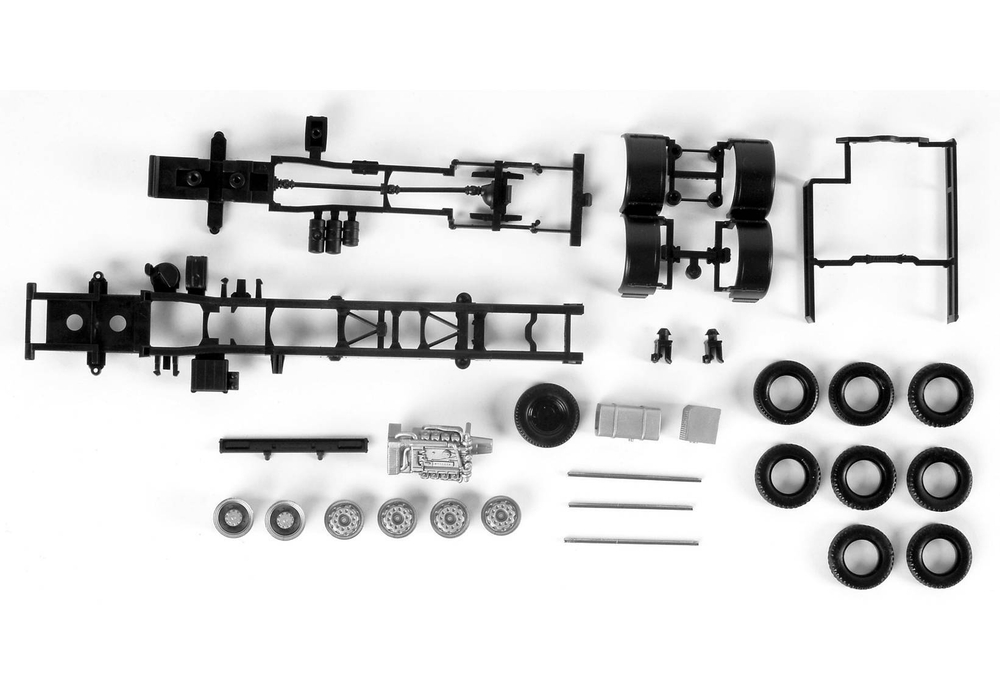 Шасси грузового автомобиля Mercedes-Benz Actros 08, 3 оси (7,15 м), 2 шт.