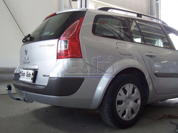 Фаркоп оцинкованный Galia R074A для Renault Megane II 2003-2008 (classic) седан/универсал, Megane III универсал 2008-(паспорт и сертификат в комплекте)(без электрики)