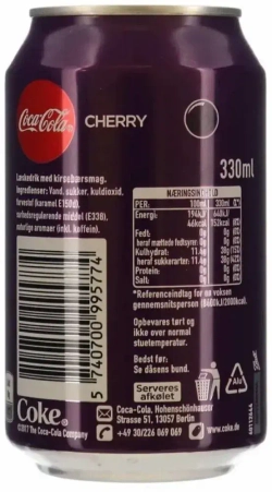 Газированный напиток Coca-Cola Вишня, 330 мл