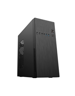 MidiTower Powerman DA812BK Black PM-500ATX-F 2*USB 2.0+2*USB 3.0 Audio ATX