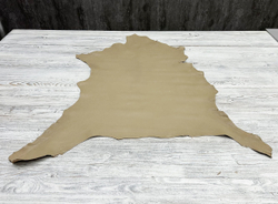 Poncho Lux Rattang (1,2-1,4 мм), цв. Бежевый, натуральная кожа козы