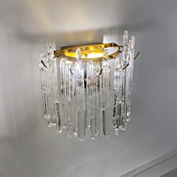 Настенный светильник 771331 gold/clear