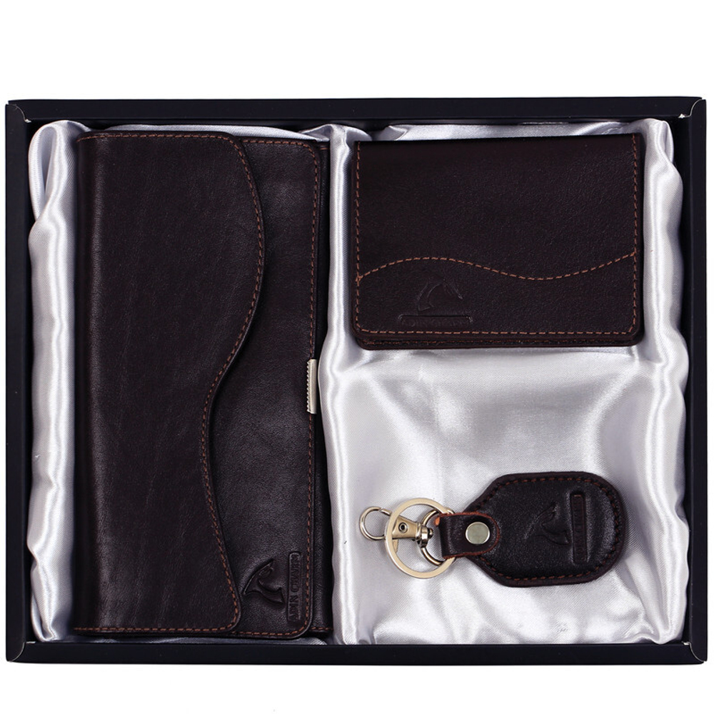 Женский подарочный набор клатч и кошелек Barez Leather натуральная кожа Иран DS68 569