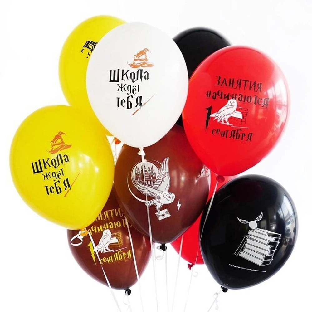 Воздушные шары 1 сентября Гарри Потер