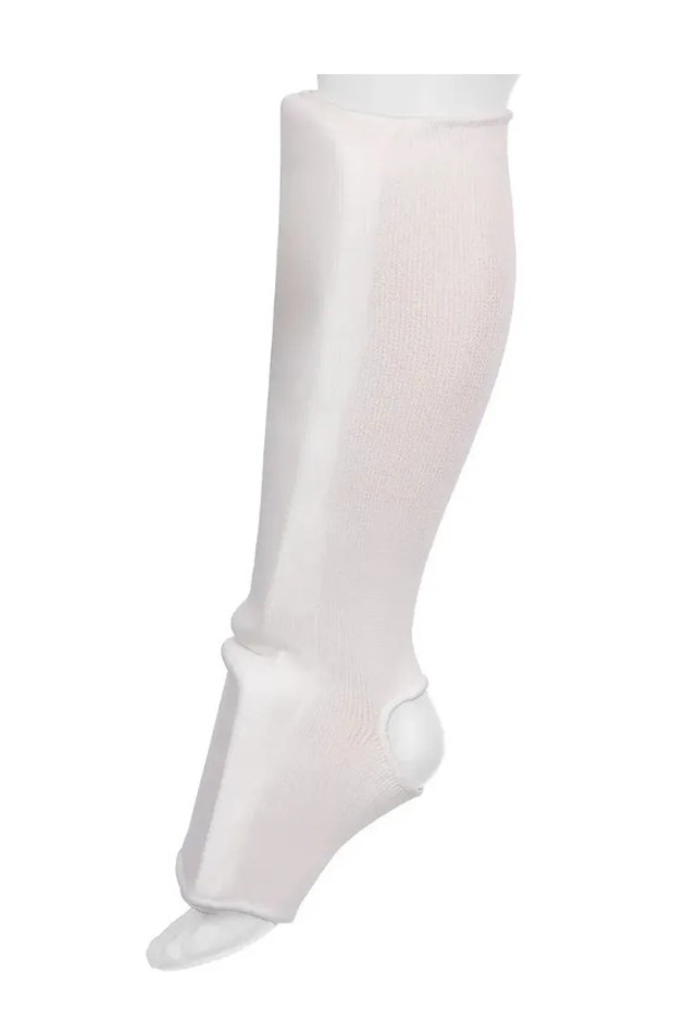 Защита голеностопа эластичная белая