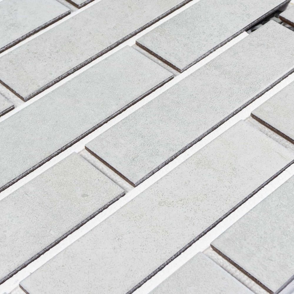 Клинкерная термопанель ППС Керамин Юта 1 Светло-серый 1020х455 мм