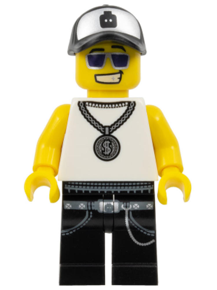 Минифигурка LEGO rb003 Ведущий вокалист рок-группы