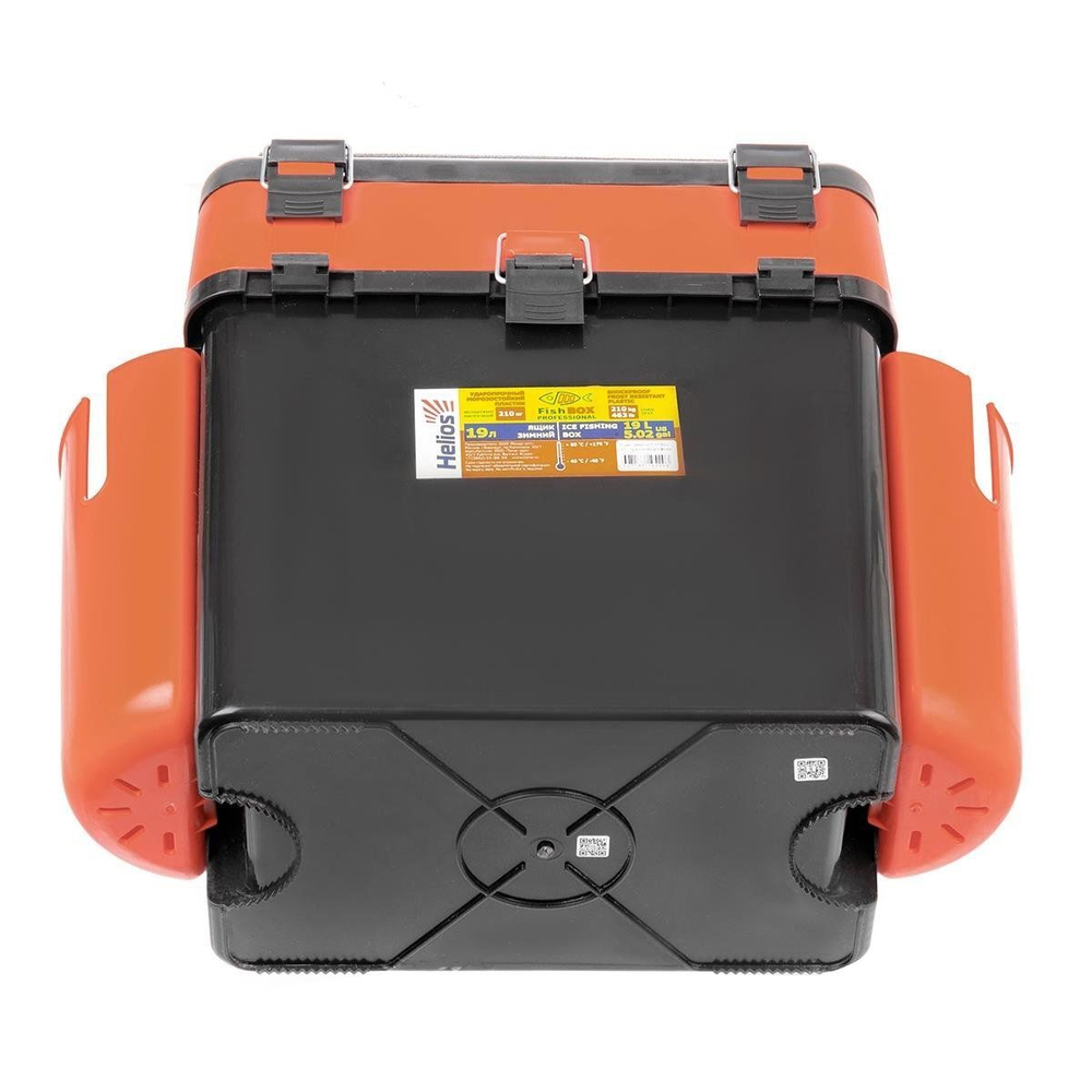 Ящик для зимней рыбалки Helios FishBox (10л) оранжевый