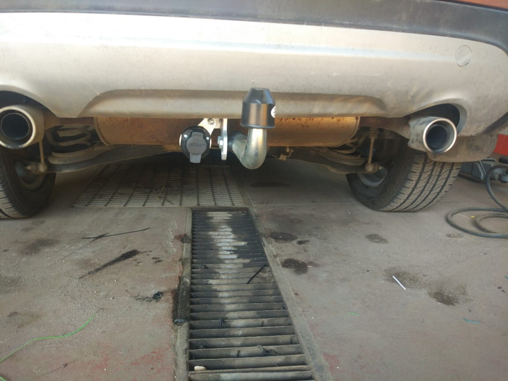 Фаркоп оцинкованный Galia F113A для Ford Kuga 2008-2013, 2013-(паспорт и сертификат в комплекте)(без электрики)