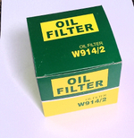 Фильтр масляный W914/2 АНАЛОГ ВАЗ-2108-2112 (Ливны 2105-1012005-01)