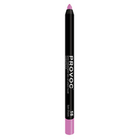 Гелевая водостойкая подводка-карандаш для губ цвет #16 цвет Розовый барби Provoc Gel Lip Liner Satin Sheets