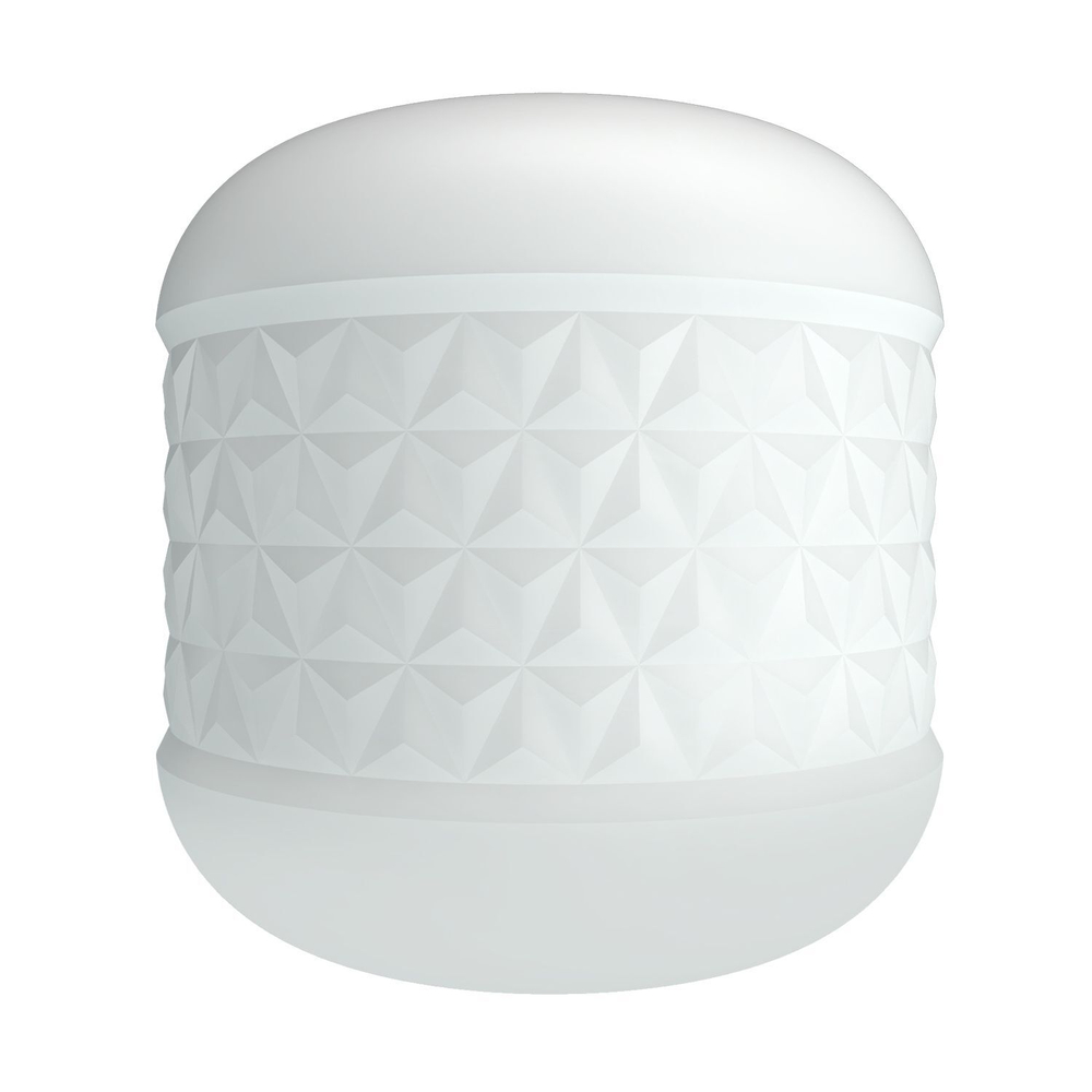 Белый сквозной мастурбатор Crystle (Цвет: белый)