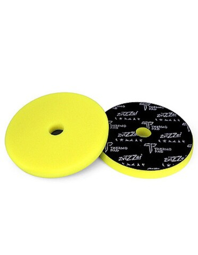 ZviZZer 90/20/80 THERMO TRAPEZ - ЖЕЛТЫЙ мягкий полировальный круг (2шт)