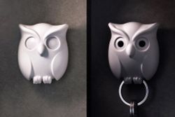 Держатель для ключей Night Owl, белый