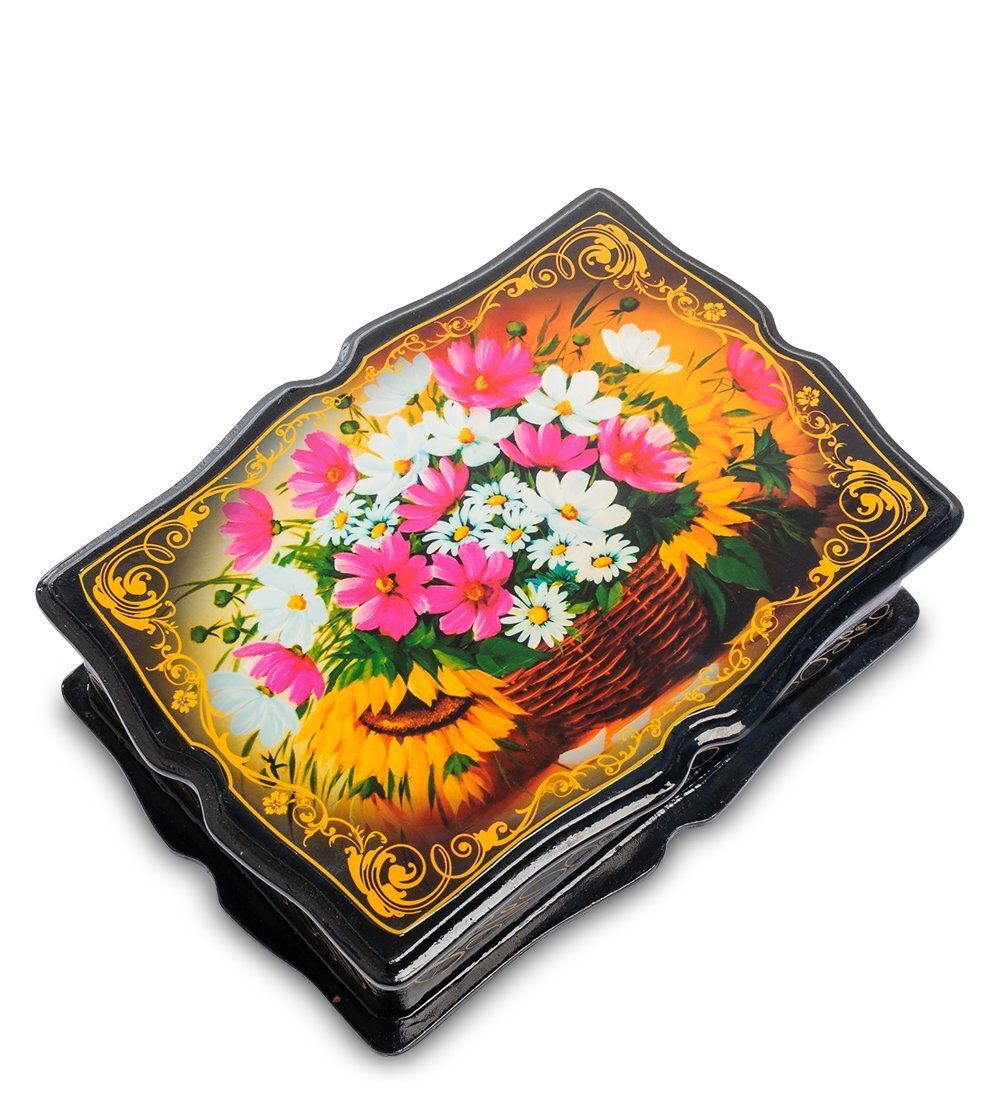 Народные промыслы ШК-13/ 3 Шкатулка в технике декупаж в асс. (ажур 13х18х5)