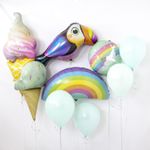 Шар (36''/91 см) Фигура, Светлая радуга