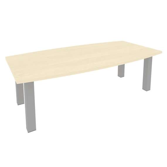 First Стол переговорный KPRG-1 Клен/Металл Серый 2400*1200*750