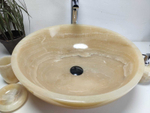 Раковина из оникса Bowl Yellow Big BO-61070 50*50*17