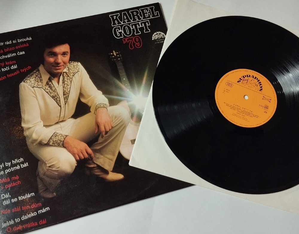 Винтажная виниловая пластинка LP Karel Gott 79 Карел Готт (Чехословакия 1979)