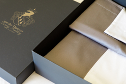 Постельное белье семейное Von der Thannen Twist grey&white