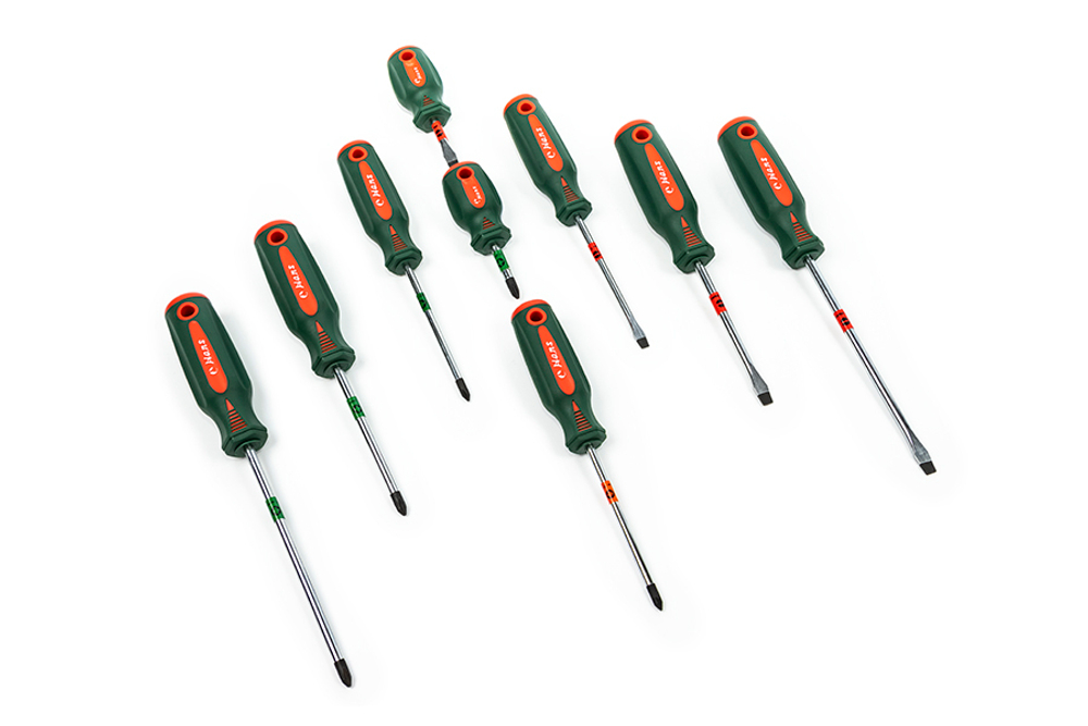 Набор отверток на 9 предметов, HANS 06400-9MP