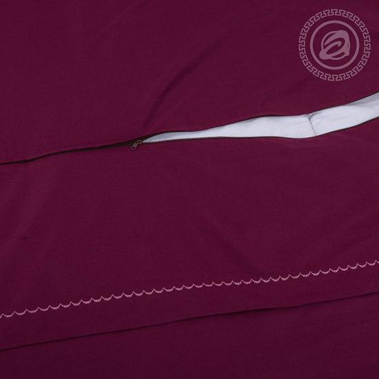 Евро комплект постельного белья Рубин Мако-сатин