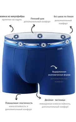 Мужские трусы BB33 Темно-Синий
