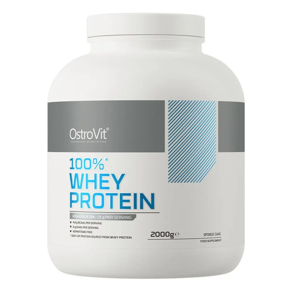 Протеин OstroVit 100% Whey Protein 2000 г ореховый крем