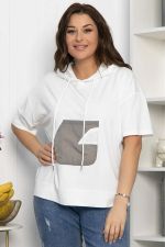Блуза Мелика (белая) Б13939-1М LT Collection